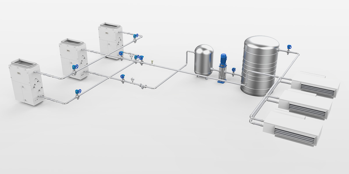 暖通水機(jī)管路系統(tǒng)